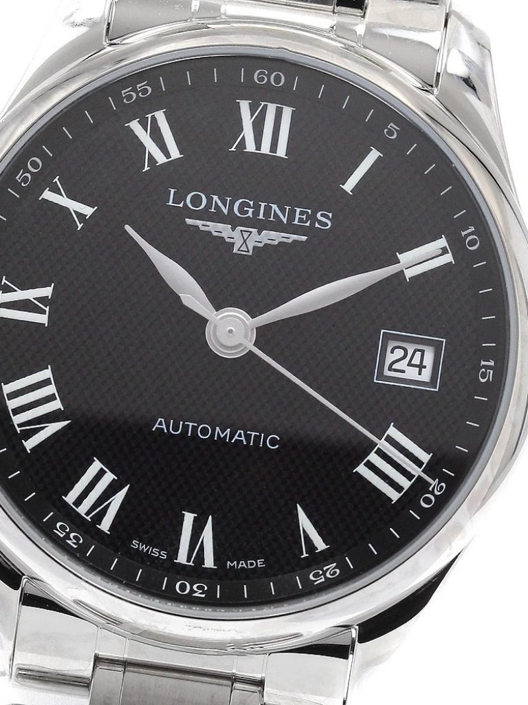 Longines Master Collection L25184 Date Black Dial Automatic Mens Watch